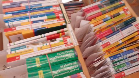 Die Schulbücher sind da